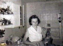 Julia (Judy) Kish Dorrough; Medway kitchen